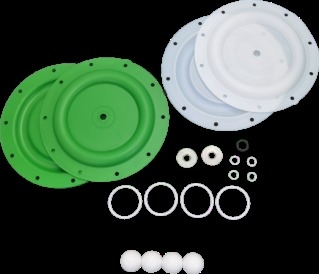 Diaphragm Pump Spare Parts Diaphragm Pump Liquid Repair Kit  1-inch 1.5-inch 2-inch Fluid Maintenance Kit