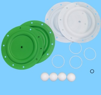 Diaphragm Pump Spare Parts Diaphragm Pump Liquid Repair Kit  1-inch 1.5-inch 2-inch Fluid Maintenance Kit