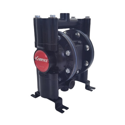 0.6 Aluminium Alloy Casing Air Compressor Drive Operation Double Diaphragm Pump With Buna Diaphragm