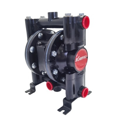 0.6 Aluminium Alloy Casing Air Compressor Drive Operation Double Diaphragm Pump With Buna Diaphragm