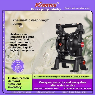 Factory Direct Small DN15 Aluminum Alloy Self-Priming Pump 0.5inch Pneumatic Diaphragm Paint Pump OEM Supported Wholesale